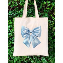 Y2K Bows Coquette Pinterest Kurdeleler Retro Unisex Bez Çanta Tote Bag
