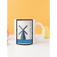 Retro Baskılı Kupa Bardak