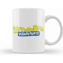 Yellow Soaking Thingy Dave Süngerbob Kupa Bardak Porselen