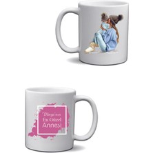 Beyaz Dünyanın En Iyi Annesi Baskılı Kupa Bardak