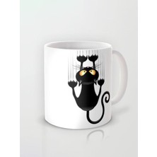 Kedi Baskılı Kupa Bardak