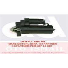 Marş Motoru D6RA 109 Partner 1.9/PARTNER-P206-307 2.0 Hdi Almla