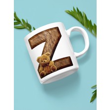 Ayılı Z Harf Kupa Bardak