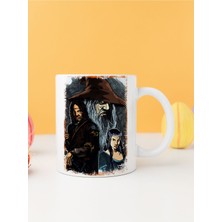 Retro Baskılı Kupa Bardak