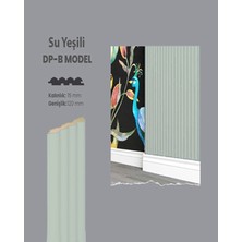 Su Yeşili Mdf Duvar Paneli 12CM*250CM, Pvc Kaplama, Modern ve Şık Tasarım