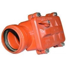 Pvc Çekvalf 125 Mm. Kilitli, Metal Klapeli, Su Terazili