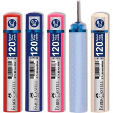 Faber-Castell 120'li Paket Uç 6 Adet Kırmızı Mavi Pembe Beyaz Renk Seçenekleriyle