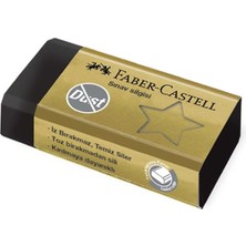 Faber Castell Gold Edition Toz Bırakmayan Sınav Silgisi 187240 Siyah Renkli Temiz Silgi