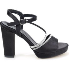 Papuçcity Tamer 03148 10 cm Platform Topuklu Kadın Abiye Ayakkabı