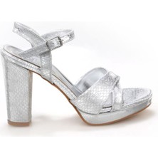Papuçcity Tamer 03146 10 cm Platform Topuklu Kadın Abiye Ayakkabı