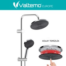 Valtemo Europe Kireç Kırıcılı Patentli Yağmurlama Yeni Tasarım Duş Seti Vs-2903 