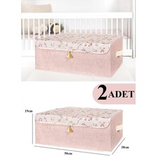 2'li Pembe Bebek Baza Kapağıyla Güzel Kutu Hurç Seti