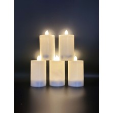 5 Adet 10 cm Batom Kapak, 6 cm Krem Renk, Şık ve Kullanışlı Set