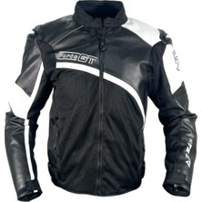 ForteGT Forte Gt Motosiklet Montu Deri 2003055 AR54 Siyah Beyaz Full Koruma