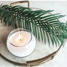 Beyaz Organik Inci Tozu Mum 100G, Doğal ve Şık Dekorasyon Ürünü