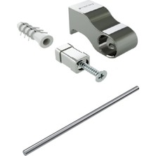 Krom Boru 80 cm Çap 16 Mm, Dayanıklı ve Hafif, Çok Amaçlı Kullanım Için Ideal