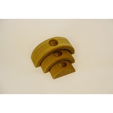 El Işçiliği Kahverengi Mumluk, Şamdan, Boyamaya Uygun, Şık Dekorasyon Parçası