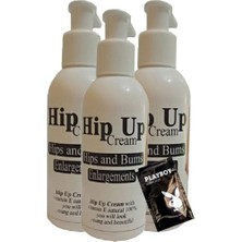 Hip Up 3'lü Adet  Kremi Sıkışık Kalkık Büyük LFHX0408 120 ml + 1 Adet Jel Hediye