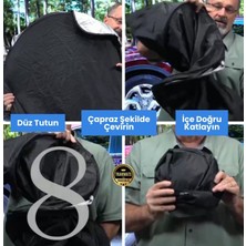 Kia Ev9 2024-2025 Katlanabilir Milfonlu Yuvarlak Oto Güneşlik, Uv Koruma, Kılıflı Ön Cam Perde, Üniversal Uyum