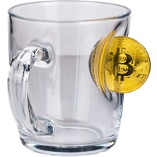 Bitcoin Madeni Para Hediyelik Özel Fincançay Kahve Bardağı Kupa 340CC