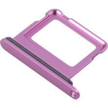 İndirim Plus iPhone 16 Sim Çekmecesi Çift Simli Modeller Için Sim Kart Yuvası (Pembe Renk)