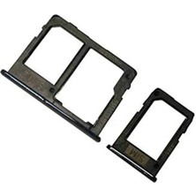İndirim Plus Samsung Galaxy Uyumlu J4 Plus Sim Kart Yuvası Sim Kart Çekmecesi Siyah Renk