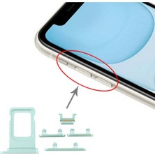 İndirim Plus iPhone 11 Sim Kart Tepsisi + Yan Anahtar(Yeşil)