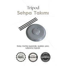 He Dizayn Aksesuar Tripod 3'lü Sehpa