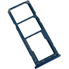 İndirim Plus Samsung Galaxy Uyumlu A10S Sim Kart Yuvası Sim Kart Çekmecesi Mavi Renk Ilanı