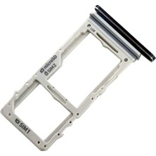 İndirim Plus Samsung Galaxy Uyumlu Note 10 Plus Sim Kart Yuvası Sim Kart Çekmecesi Siyah Renk