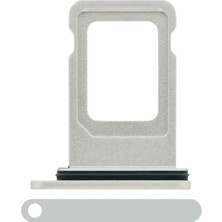 İndirim Plus iPhone 11 Pro Sim Çekmecesi Çift Simli Modeller Için Sim Kart Yuvası (Beyaz Renk)