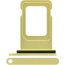 İndirim Plus iPhone 11 Sim Çekmecesi Tek Simli Modeller Için Sim Kart Yuvası (Sarı Renk)