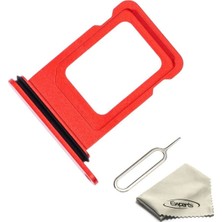 İndirim Plus iPhone 13 Sim Çekmecesi Çift Simli Modeller Için Sim Kart Yuvası (Kırmızı Renk)