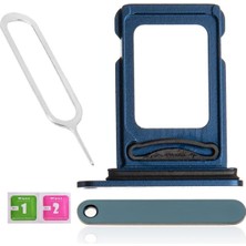 İndirim Plus iPhone 13 Pro Sim Çekmecesi Çift Sim Için Sim Kart Yuvası (Açık Mavi Renk Ilanı)