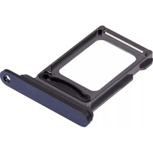 İndirim Plus iPhone 15 Pro Sim Çekmecesi Tek Sim Için Sim Kart Yuvası (Titanyum Mavi Renk)
