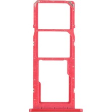 İndirim Plus Samsung Galaxy Uyumlu F02S Sim Kart Yuvası Sim Kart Çekmecesi Kırmızı Renk Ilanı