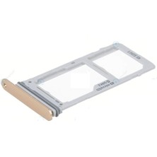 İndirim Plus Samsung Galaxy Uyumlu S9 G960 Soketi Sim Kart Yuvası Sim Kart Çekmecesi Gold Renk