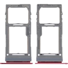 İndirim Plus Samsung Galaxy Uyumlu Note 10 Lite Sim Kart Yuvası Sim Kart Çekmecesi Kırmızı Renk