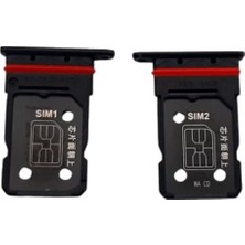 İndirim Plus Oneplus 10 Pro Uyumlu Volkanik Sim Kart Yuvası Sim Kart Çekmecesi Siyah Renk