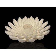 Modern Fibonacci Dizili Tealight, Şık ve Sade Ev Dekoru Parçası