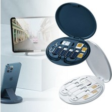 İndirim Plus Dönüştürücü Lightning Typ C Mikro Veri Transfer Aracı Siyah Renk Ilanı Renk