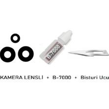 İndirim Plus Xiaomi Redmi Note 12 4g Arka Kamera Lensi Cam + B-7000