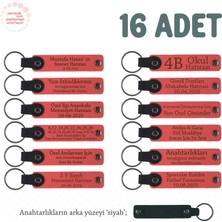 Narçiçeği & Siyah, Sınıf Öğretmeninden Minik Öğrencilerine Mesajlı Karne Hatırası Anahtarlık 16’lı