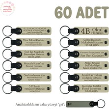 Sütlü Kahve & Gri, Voleybol Kulüpleri Için Özel Üretim, 60' Lı Anahtarlık Set, Hediyelik Hatıra