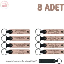 Yavru Ağzı & Siyah, Müzikal Topluluklara Özel Hediyelik Anı Anahtarlıkları 8' Li Set Takım