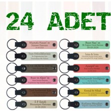 Kurumsal Firmalar Için Özel Anahtarlık, 24' Lü Set, Müşterilerinize Sunabileceğiniz Değerli Hediye