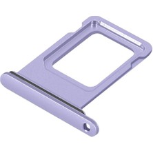 İndirim Plus iPhone 12 Mini Sim Çekmecesi Tek Simli Modeller Için Sim Kart Yuvası (Lila Mor Renk)