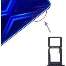 İndirim Plus Honor Uyumlu 9x Honor Uyumlu 9x Pro Sim Kart Yuvası Sim Kart Çekmecesi Siyah Renk