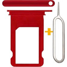 İndirim Plus iPhone 11 Sim Çekmecesi Çift Simli Modeller Için Sim Kart Yuvası (Kırmızı Renk)