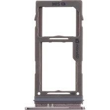 İndirim Plus Samsung Galaxy Uyumlu S10 Plus Sim Kart Yuvası Sim Kart Çekmecesi Siyah Renk